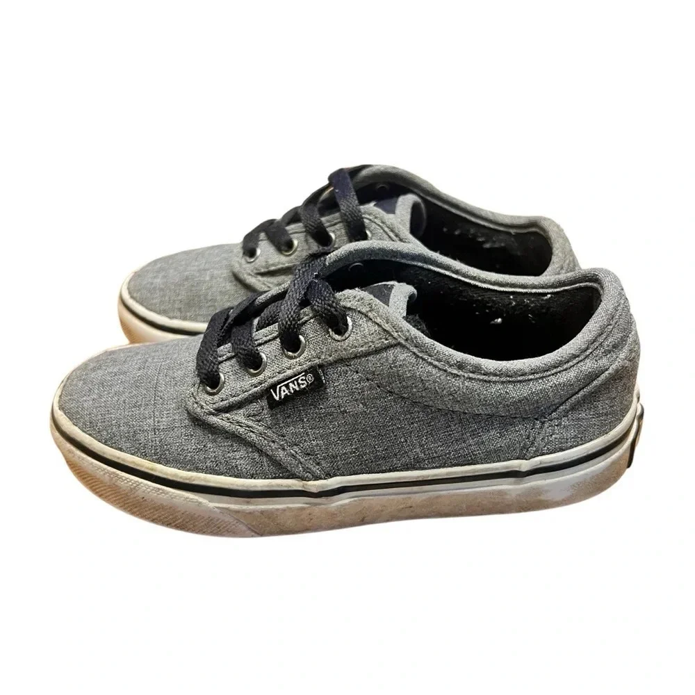 Vans Winston Rock‎ Boy's Low Top Lace Up Grey Skate Shoes - Youth Size 12.5